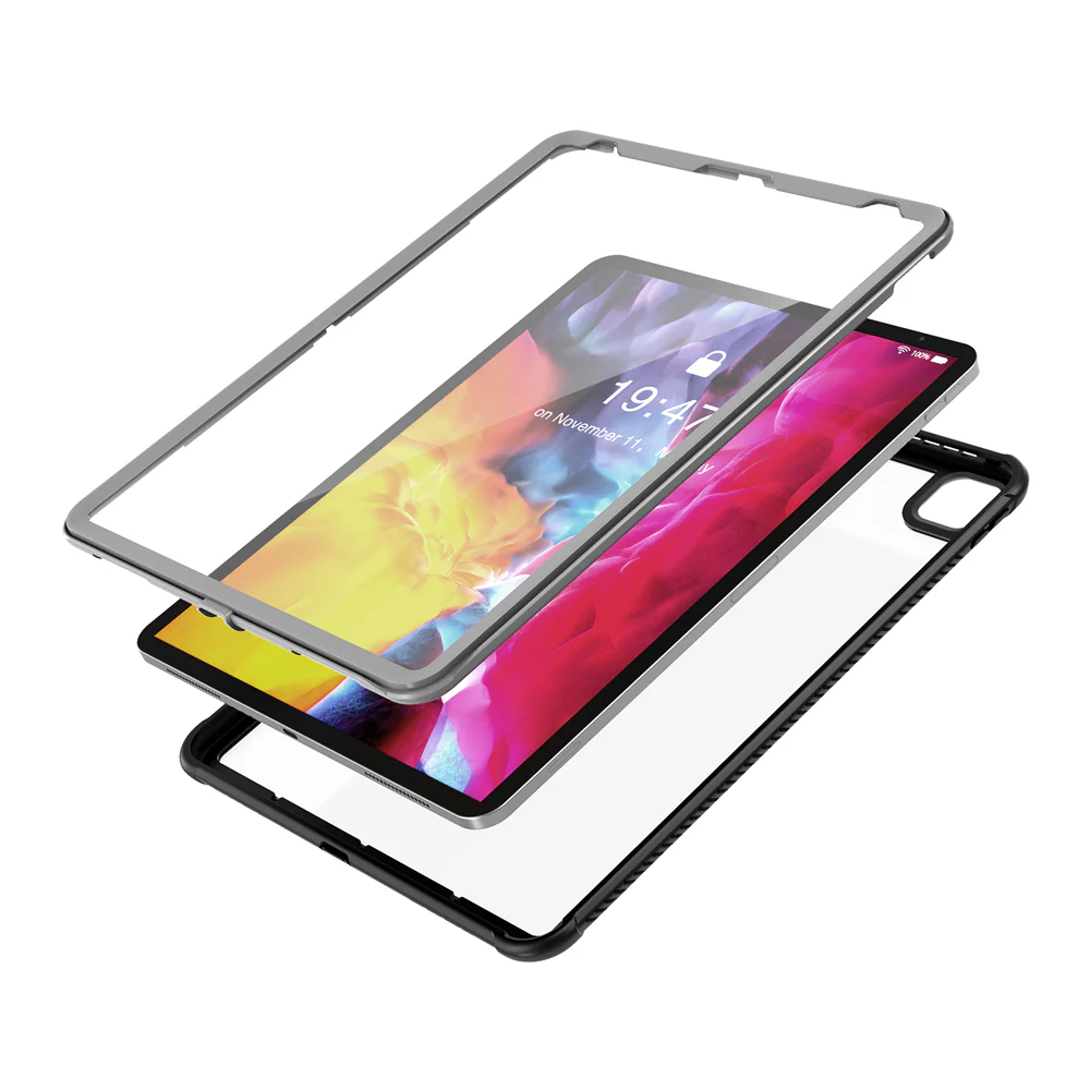 RX-iPad-PR7 | iPad Pro 12.9 ( 4th Gen ) 2020 | Multi-layer Protection Case With Handstrap & Kickstand & X-Mount - Image 7