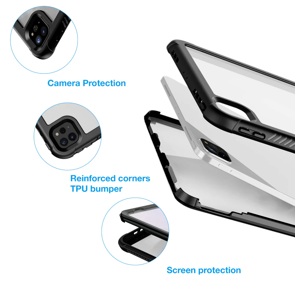 RX-iPad-PR7 | iPad Pro 12.9 ( 4th Gen ) 2020 | Multi-layer Protection Case With Handstrap & Kickstand & X-Mount - Image 8