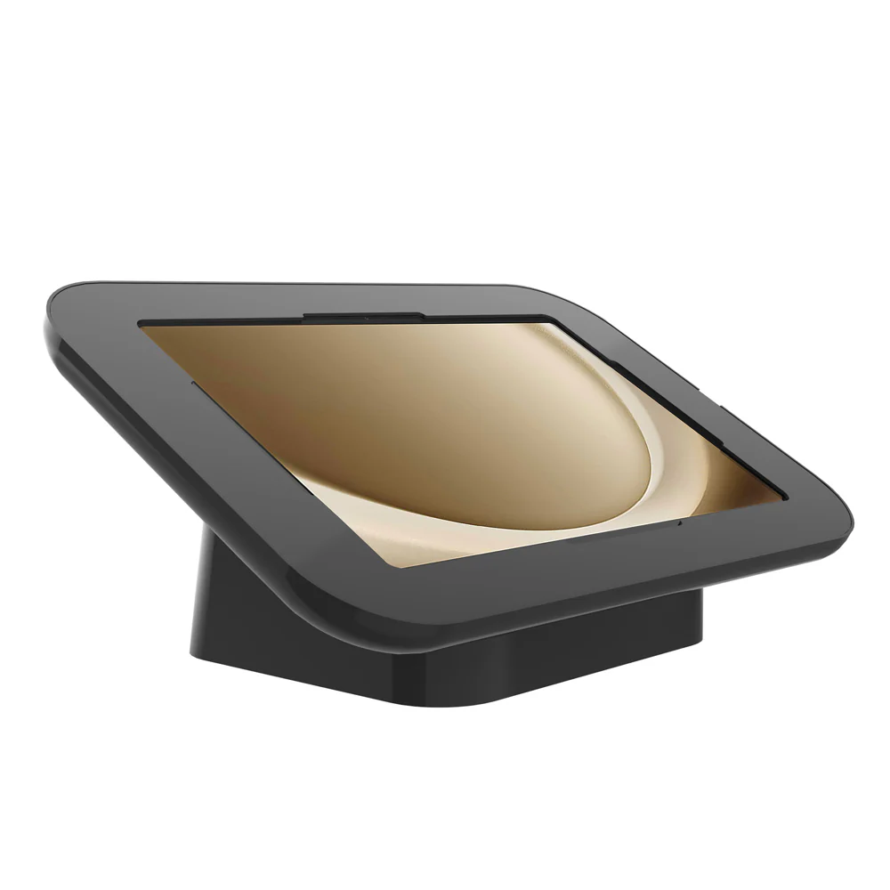 SCM1-SS-S10FE | Samsung Galaxy Tab S10 FE | 2-in-1 Counter Stand Kiosk or Wall Mount | Security Enclosure with Key Lock
