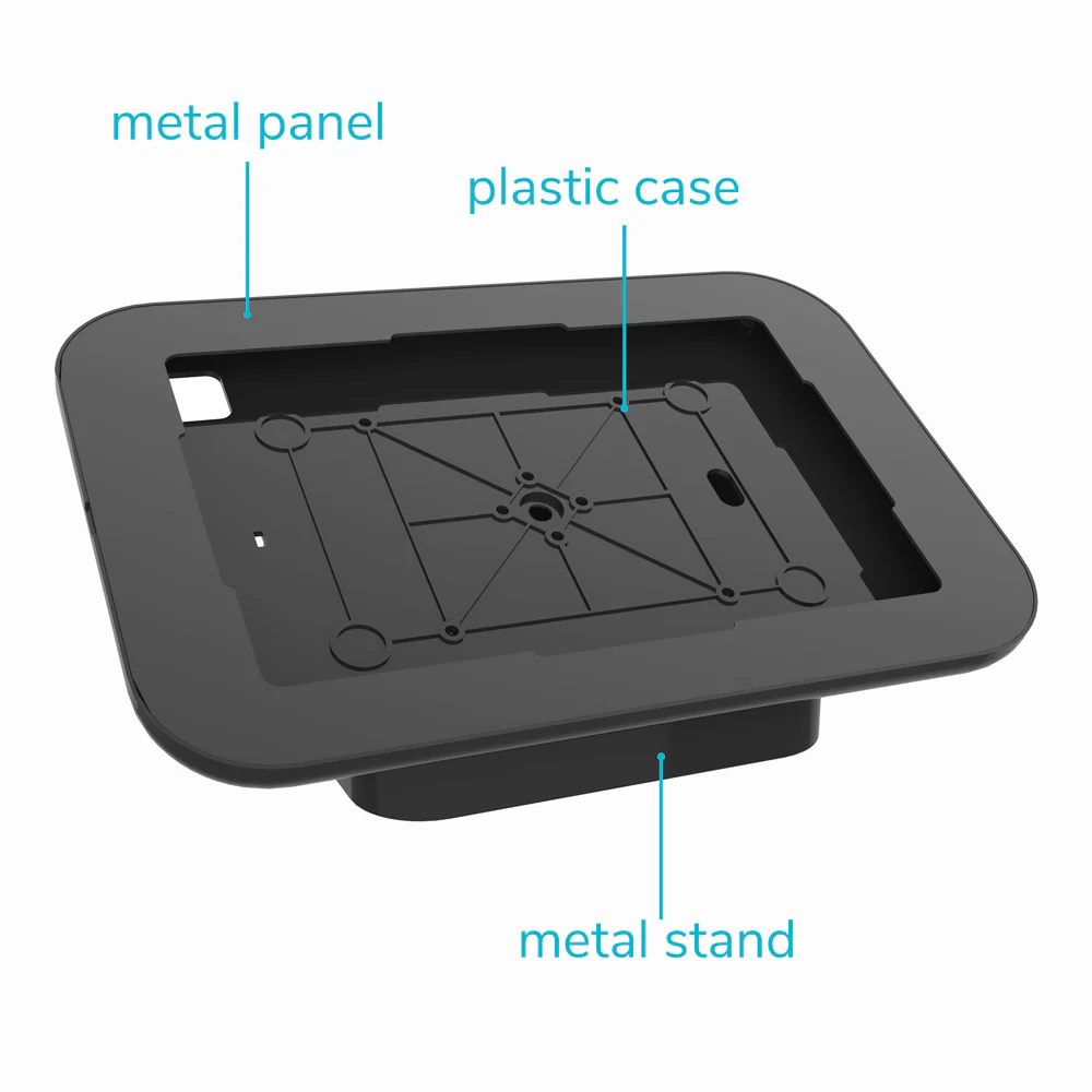 SCM1-SS-S10FE | Samsung Galaxy Tab S10 FE | 2-in-1 Counter Stand Kiosk or Wall Mount | Security Enclosure with Key Lock - Image 4