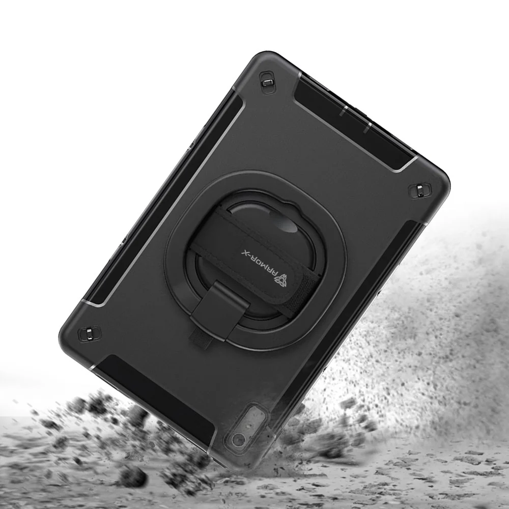 SKN-LN-P11G2 | Lenovo Tab P11 Gen 2 TB350 | Rainproof military grade rugged case with hand strap and kick-stand & folding grip - Image 10
