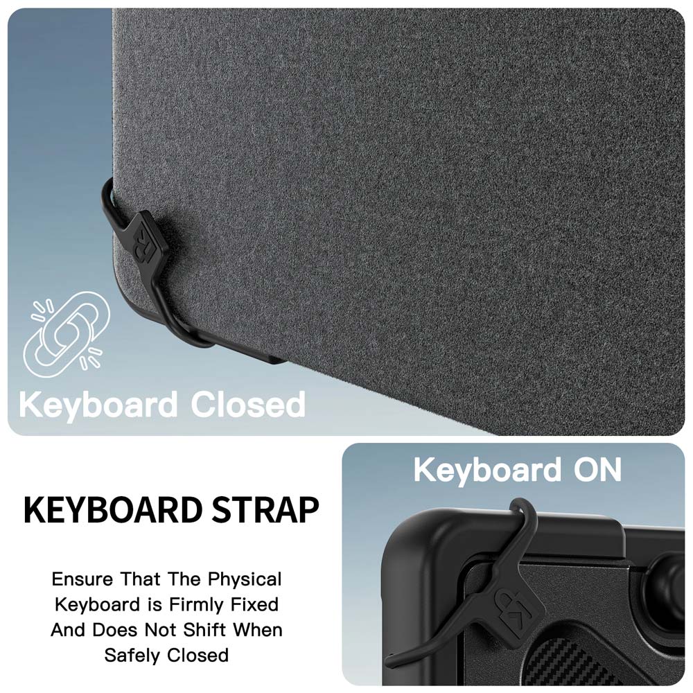 SON-MS-SFPR12 | Microsoft Surface Pro 12-inch Copilot+ PC | Ultra 2 layers shockproof rugged case with folding grip and kick-stand Compatible with keyboard - Image 6