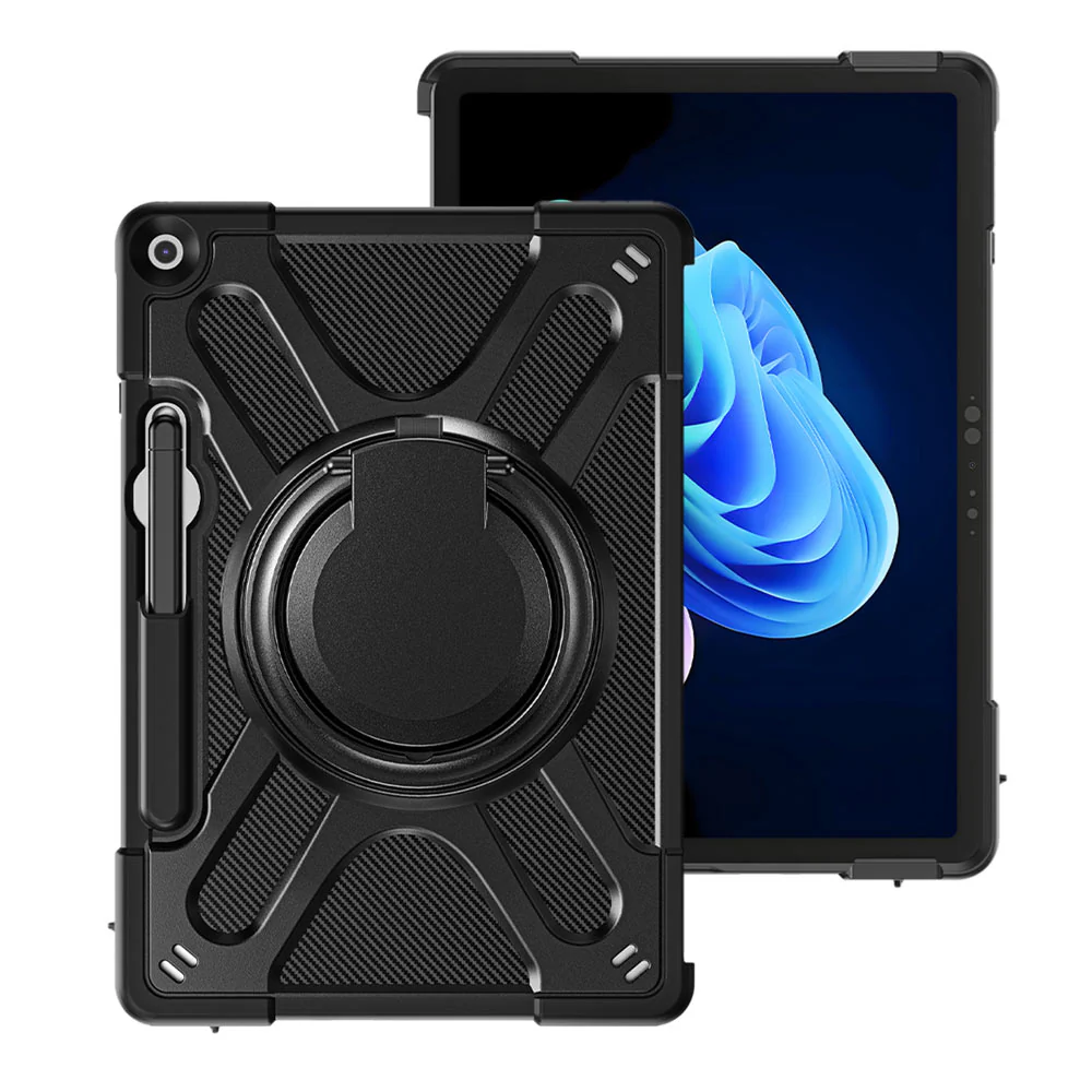 SON-MS-SFPR12 | Microsoft Surface Pro 12-inch Copilot+ PC | Ultra 2 layers shockproof rugged case with folding grip and kick-stand Compatible with keyboard - Image 8