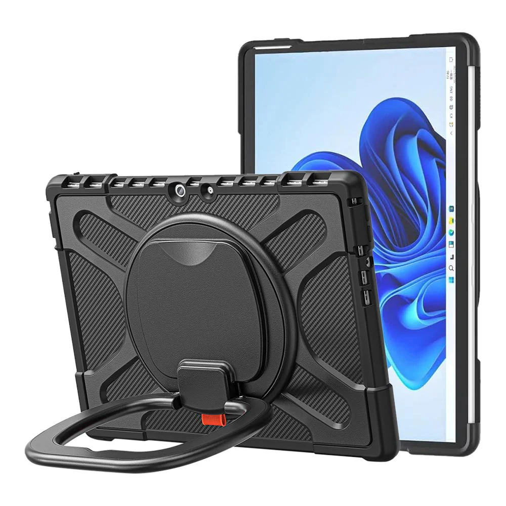 SON-MS-SFPR8 | Microsoft Surface Pro 8 | Ultra 2 layers shockproof rugged case with folding grip and kick-stand Compatible with keyboard