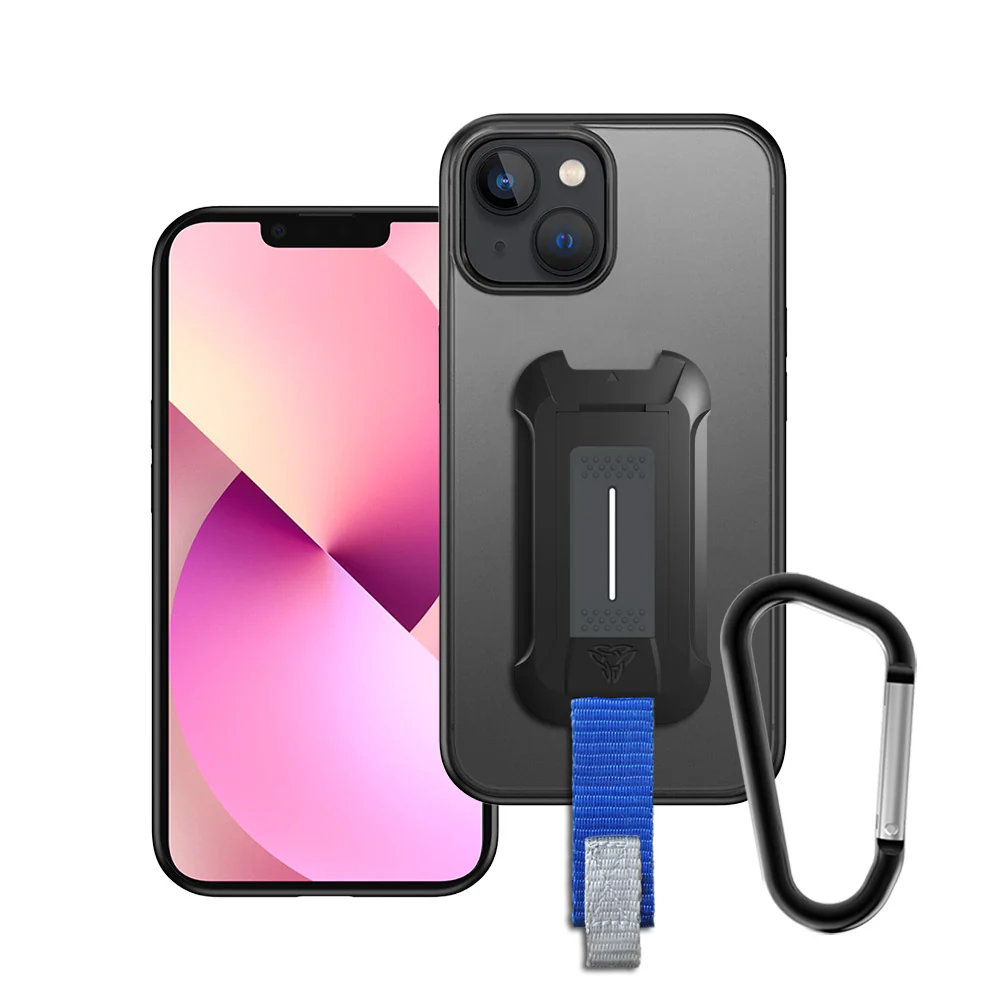 SX-IPH-13M | iPhone 13 Mini | Shockproof Case w/ X-Mount & Carabiner