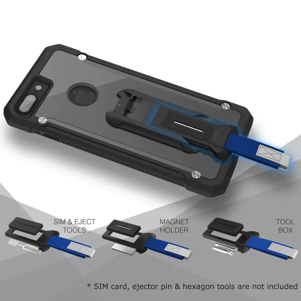 SX-IPH-13M | iPhone 13 Mini | Shockproof Case w/ X-Mount & Carabiner - Image 10