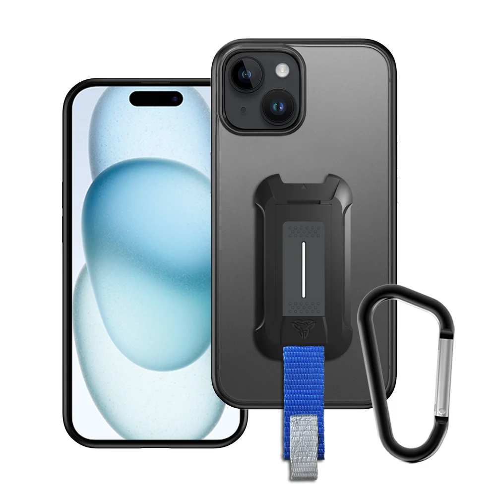 SX-IPH-15 | iPhone 15 | Shockproof Case w/ X-Mount & Carabiner