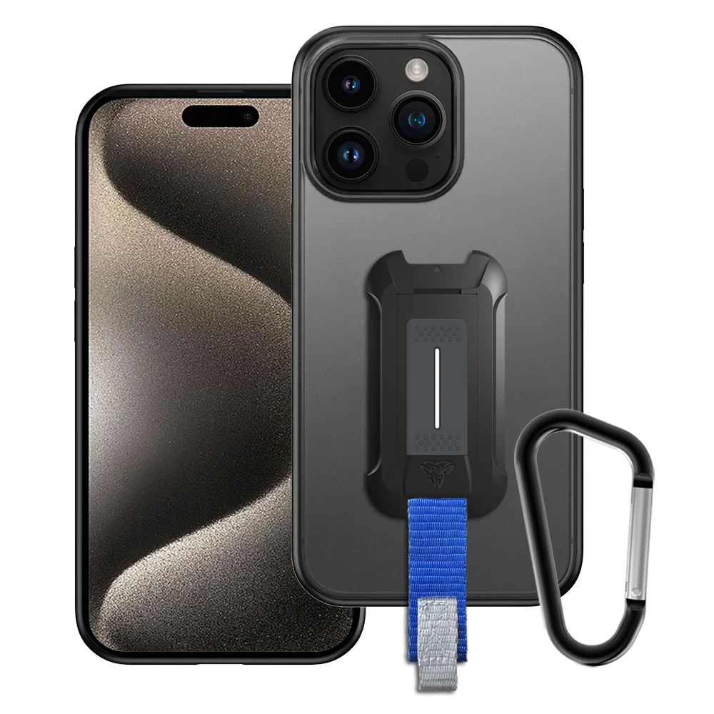 SX-IPH-15PMX | iPhone 15 Pro Max | Shockproof Case w/ X-Mount & Carabiner