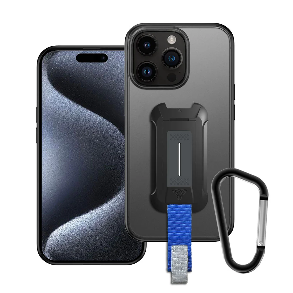 SX-IPH-15PRO | iPhone 15 Pro | Shockproof Case w/ X-Mount & Carabiner