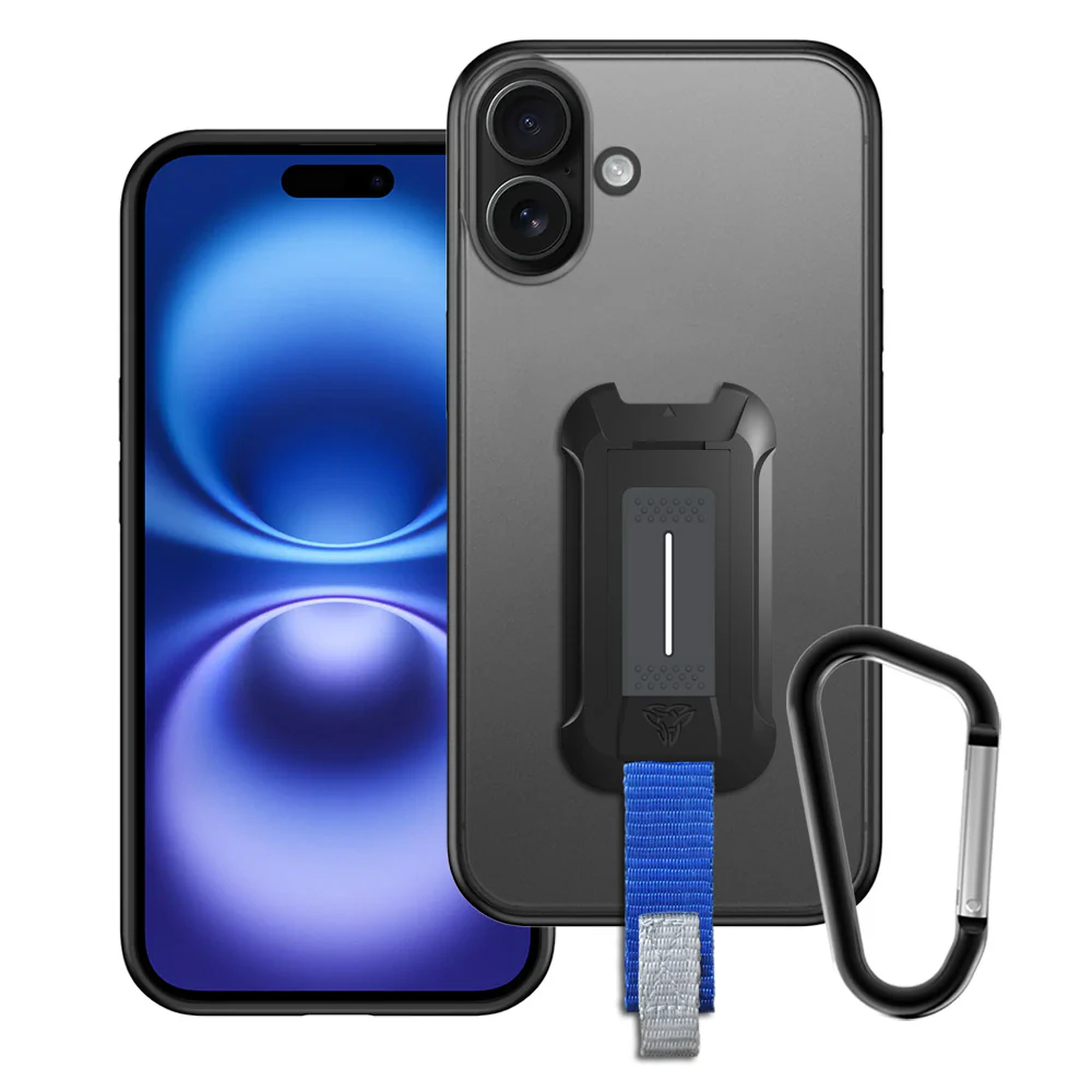 SX-IPH-16PL | iPhone 16 Plus | Shockproof Case w/ X-Mount & Carabiner
