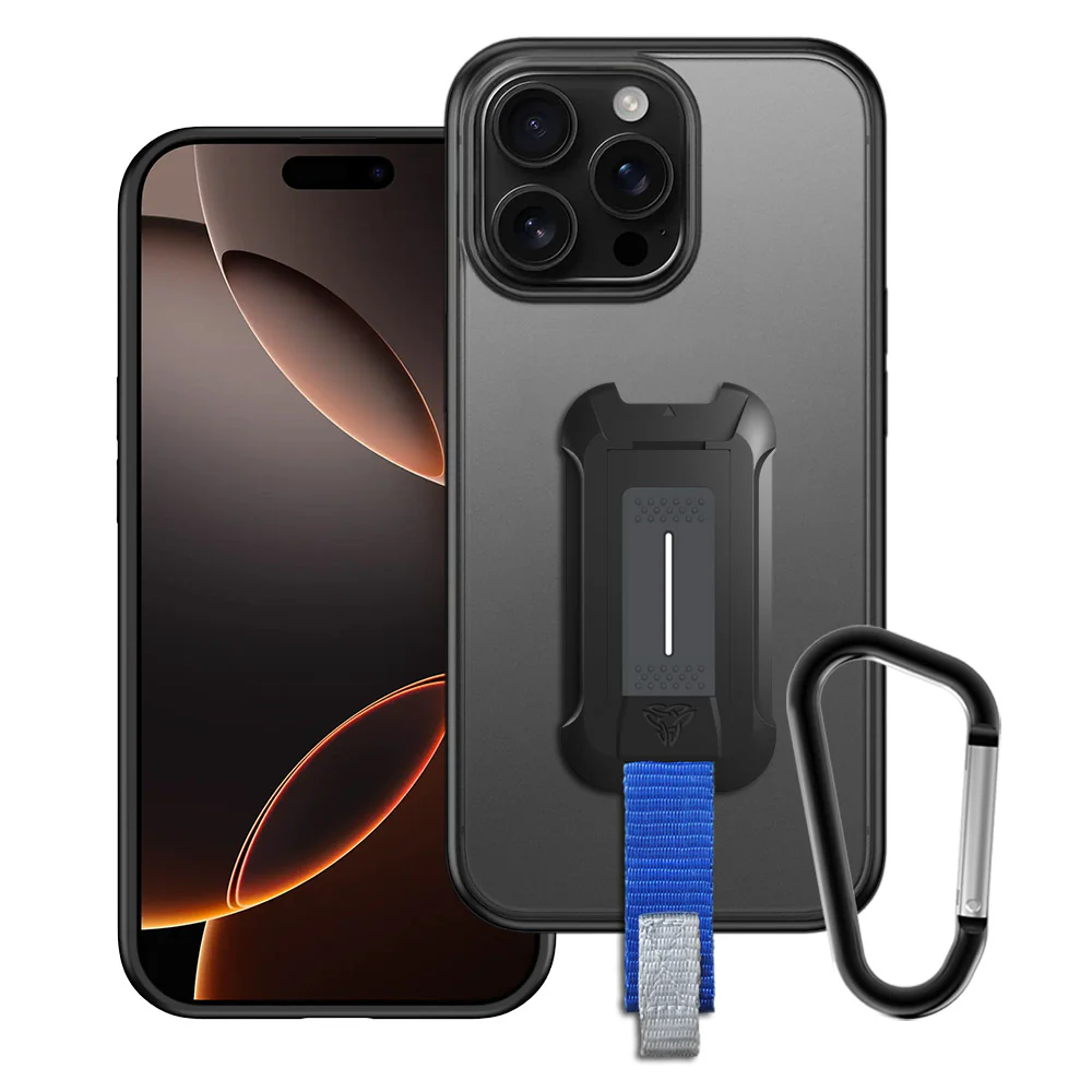 SX-IPH-16PMX | iPhone 16 Pro Max | Shockproof Case w/ X-Mount & Carabiner