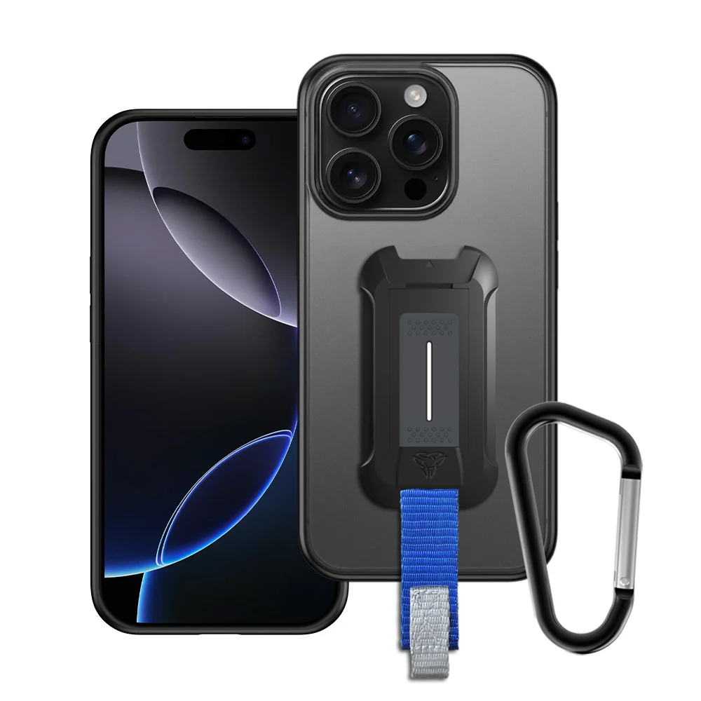 SX-IPH-16PRO | iPhone 16 Pro | Shockproof Case w/ X-Mount & Carabiner