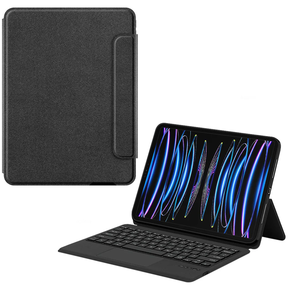 TKV-iPad-A6 | iPad Pro 12.9 ( 3rd / 4th / 5th / 6th Gen. ) 2018 / 2020 / 2021 / 2022 | Premium Keyboard Case with Multi-touch Trackpad