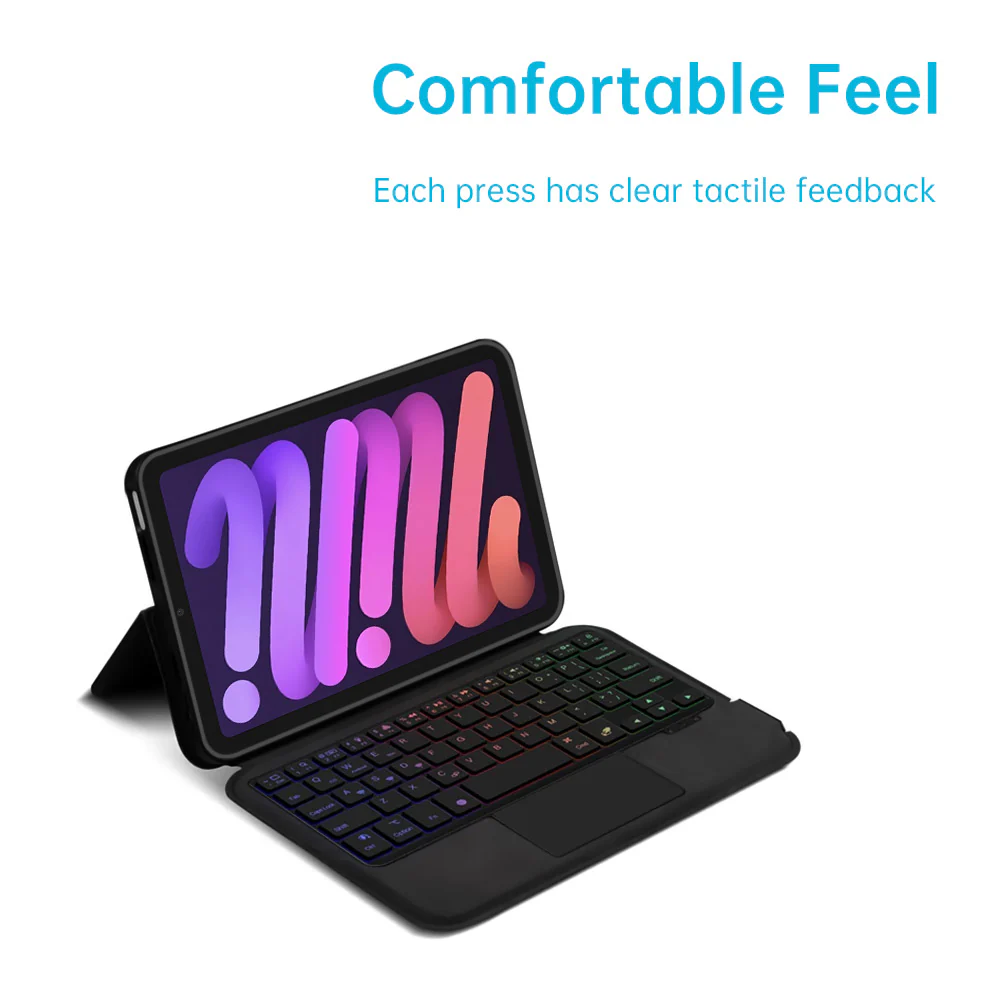 TKV-iPad-M6 | iPad mini (A17 Pro) | Premium Keyboard Case with Multi-touch Trackpad - Image 5
