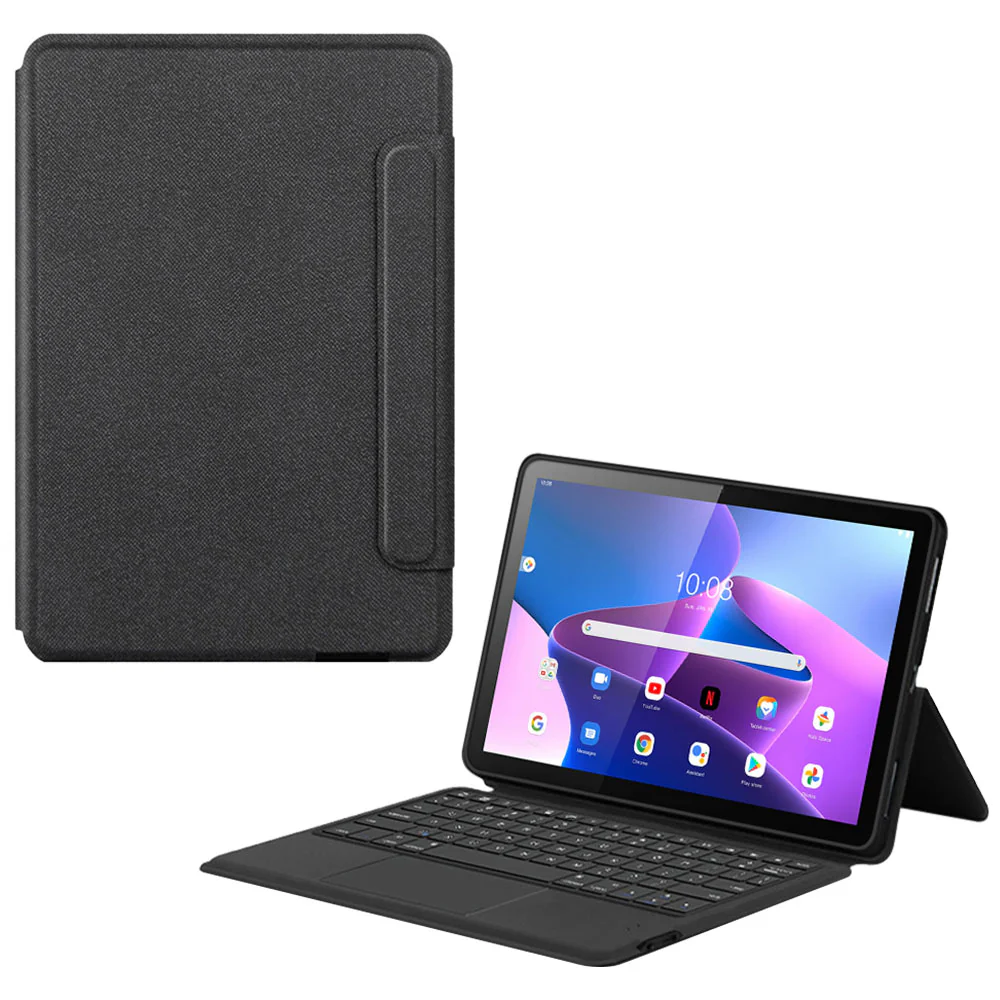 TKV-LN-M10-V3 | Lenovo Tab M10 ( Gen3 ) TB328 | Premium Keyboard Case with Multi-touch Trackpad