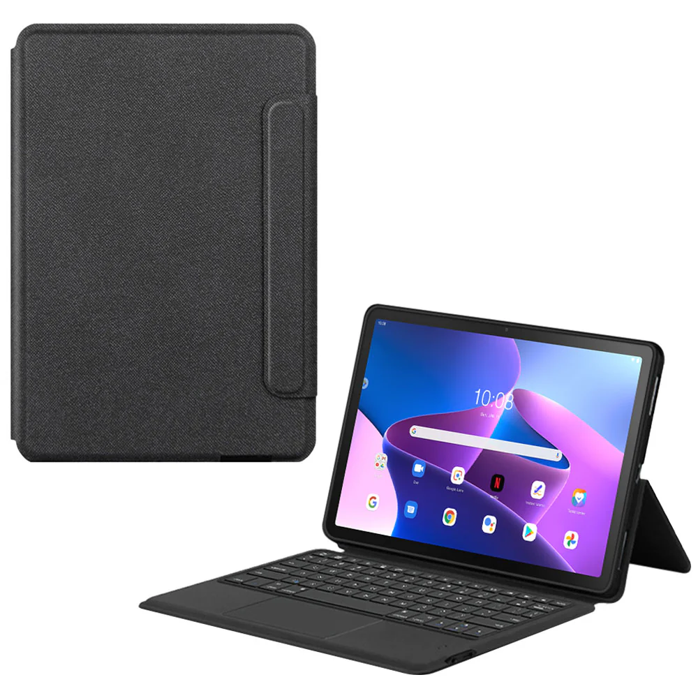 TKV-LN-M10P3 | Lenovo Tab M10 Plus ( Gen3 ) TB125 / TB128 | Premium Keyboard Case with Multi-touch Trackpad
