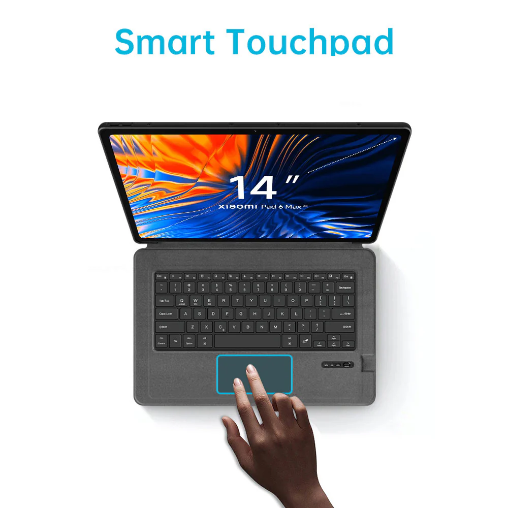 TKV-Mi-PAD6MAX-14 | Xiaomi Pad 6 Max 14 | Premium Keyboard Case with Multi-touch Trackpad - Image 3