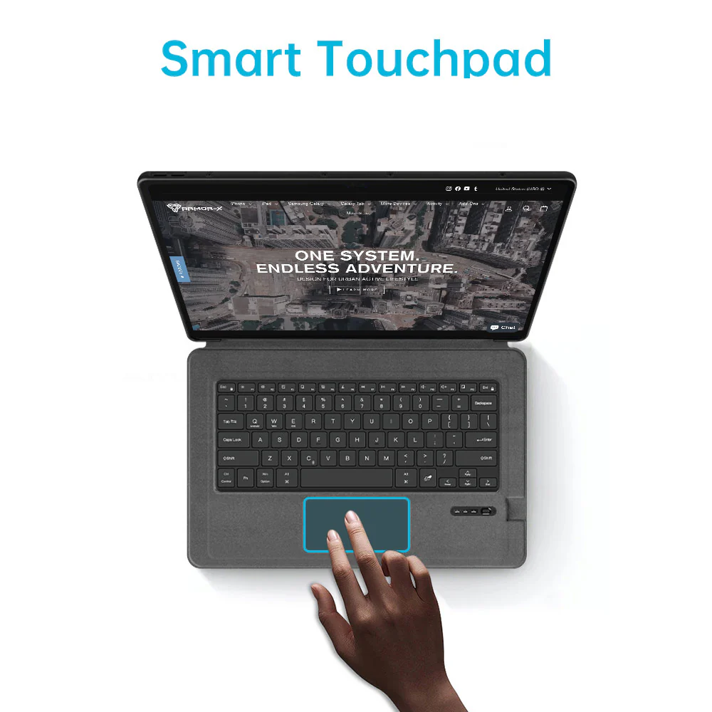 TKV-SS-X930 | Samsung Galaxy Tab S11 Ultra SM-X930 / X936 | Premium Keyboard Case with Multi-touch Trackpad - Image 3