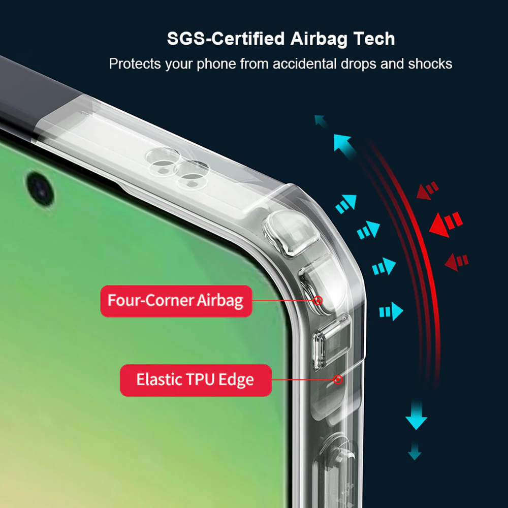 TN-SS26-A575G | Samsung Galaxy A57 5G SM-A576 Case | Slim Shockproof Case - Image 2