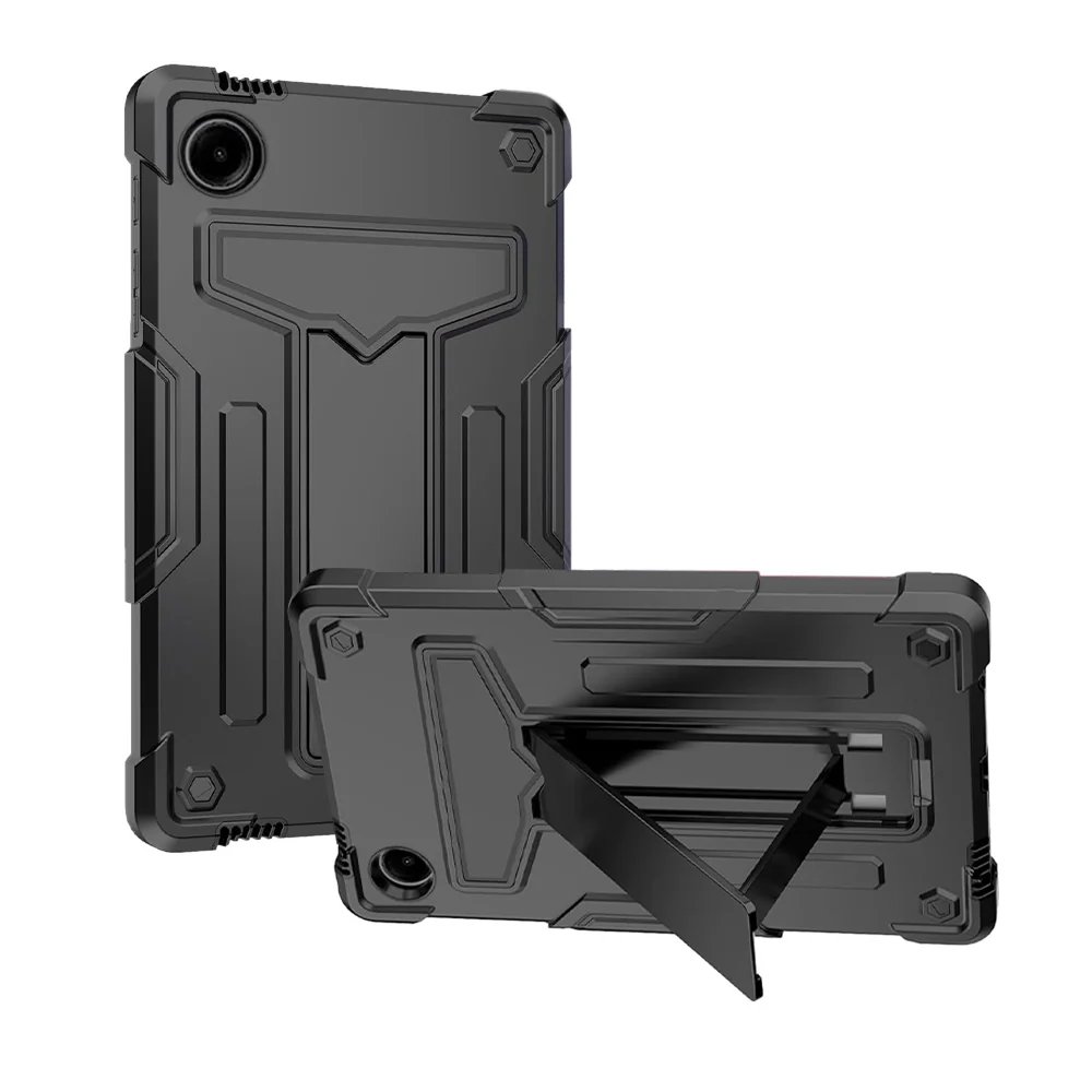 TRN-SS-X110 | Samsung Galaxy Tab A9 ( 8.7" ) SM-X110 / SM-X115 | 3 Layers Shockproof Rugged Case with Kick-Stand