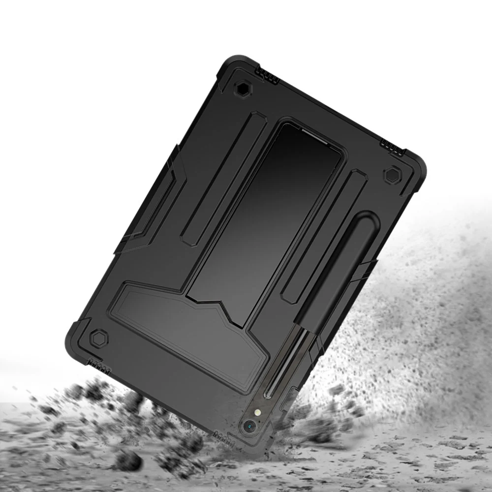 TRN-SS-X710 | Samsung Galaxy Tab S9 SM-X710 / X716 / X718 | 3 Layers Shockproof Rugged Case with Kick-Stand - Image 2