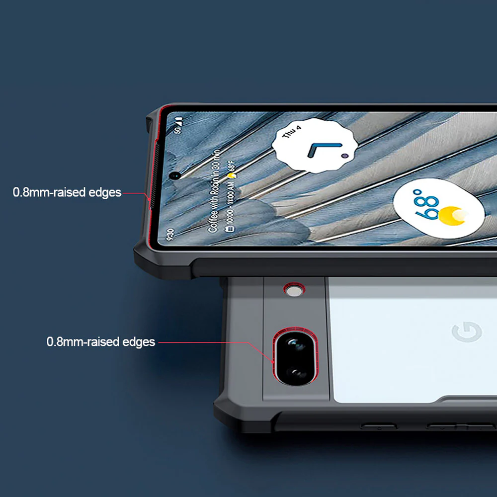 TX-GG23-PXL7A | Google Pixel 7a Case | Slim Shockproof Case w/ KEY Mount & Carabiner - Image 9