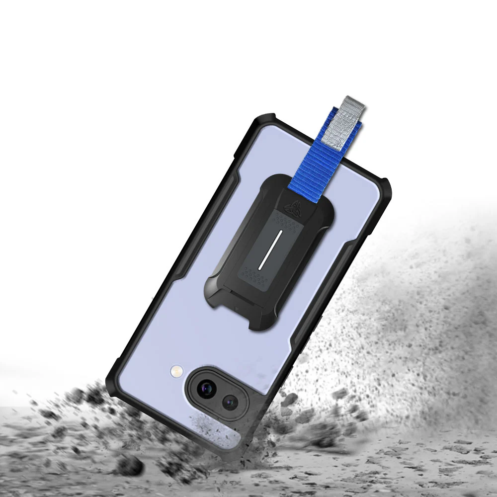 TX-GG25-PXL9A | Google Pixel 9a Case | Slim Shockproof Case w/ KEY Mount & Carabiner - Image 8