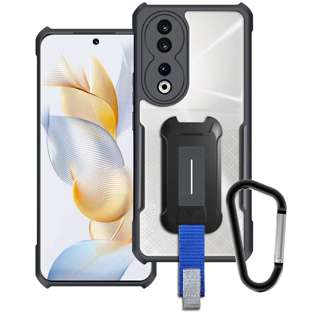 TX-HR23-H90 | Honor 90 Case | Slim Shockproof Case w/ KEY Mount & Carabiner
