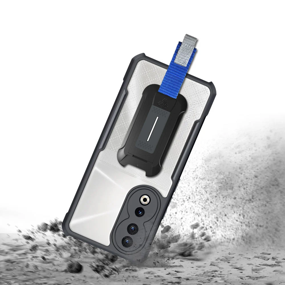 TX-HR23-H90 | Honor 90 Case | Slim Shockproof Case w/ KEY Mount & Carabiner - Image 2