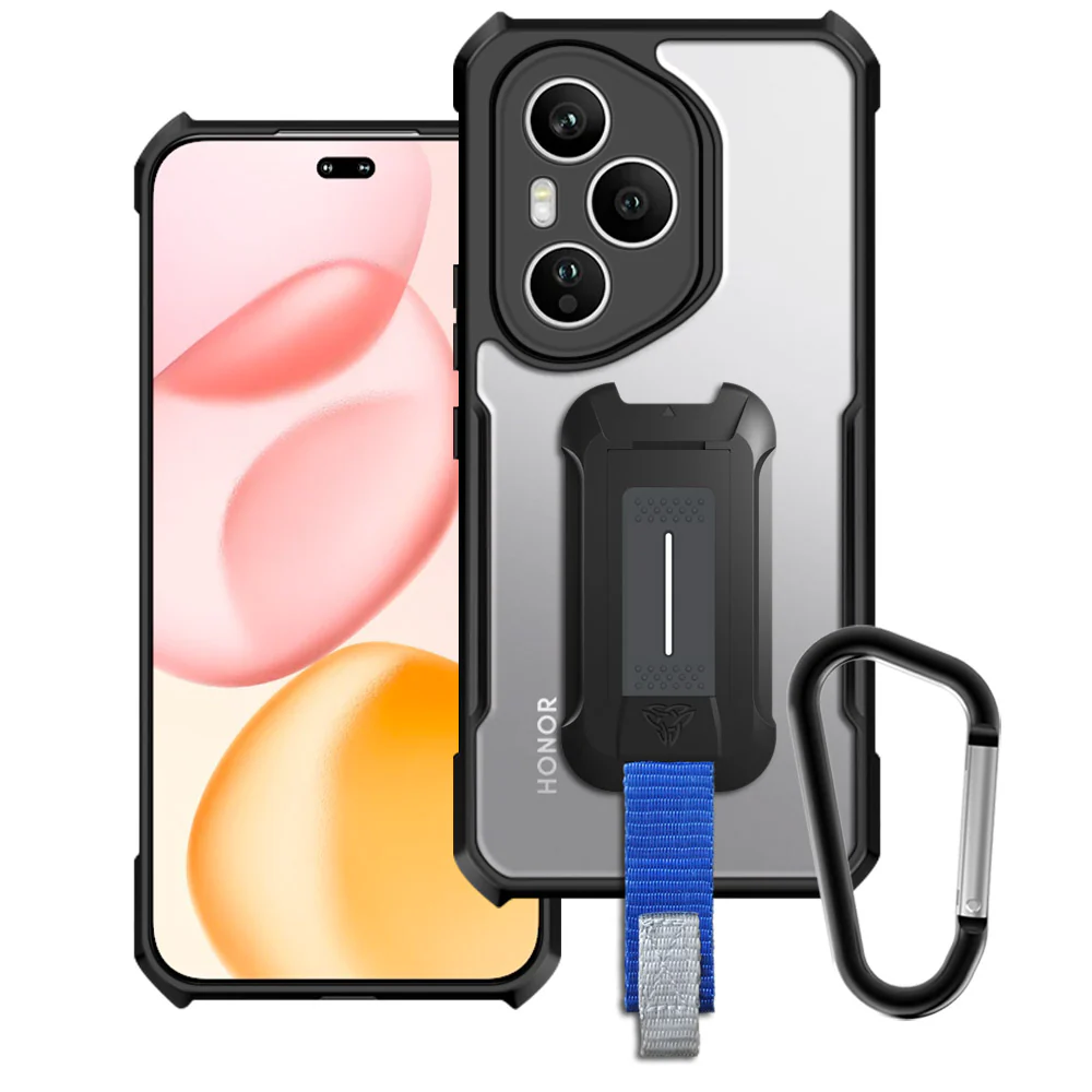TX-HR25-400P | Honor 400 Pro Case | Slim Shockproof Case w/ KEY Mount & Carabiner