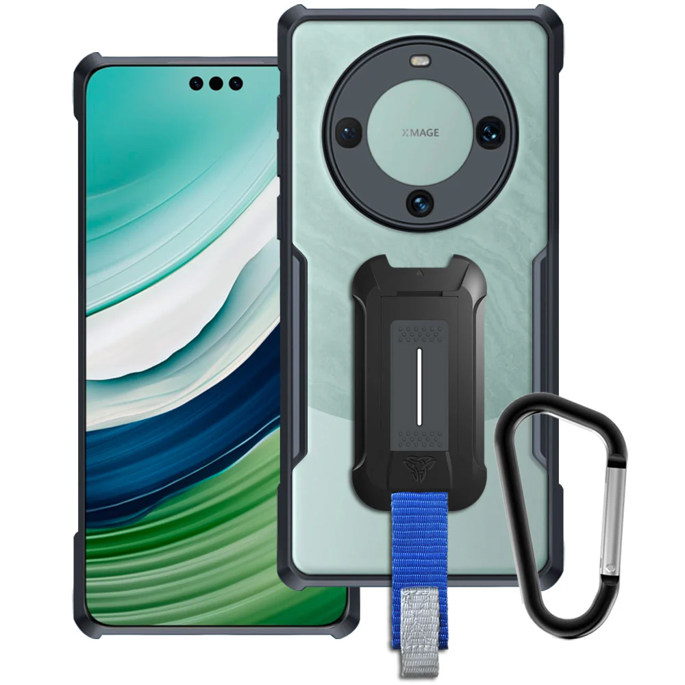 TX-HW23-MT60P | Huawei Mate 60 Pro Case | Slim Shockproof Case w/ KEY Mount & Carabiner