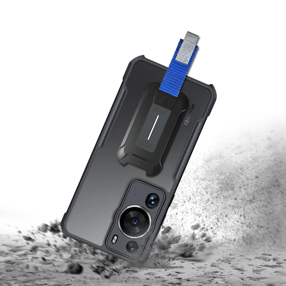 TX-HW23-P60P | Huawei P60 Pro Case | Slim Shockproof Case w/ KEY Mount & Carabiner - Image 2