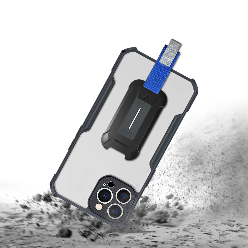 TX-IPH-12PMX | iPhone 12 Pro Max Case | Slim Shockproof Case w/ KEY Mount & Carabiner - Image 2