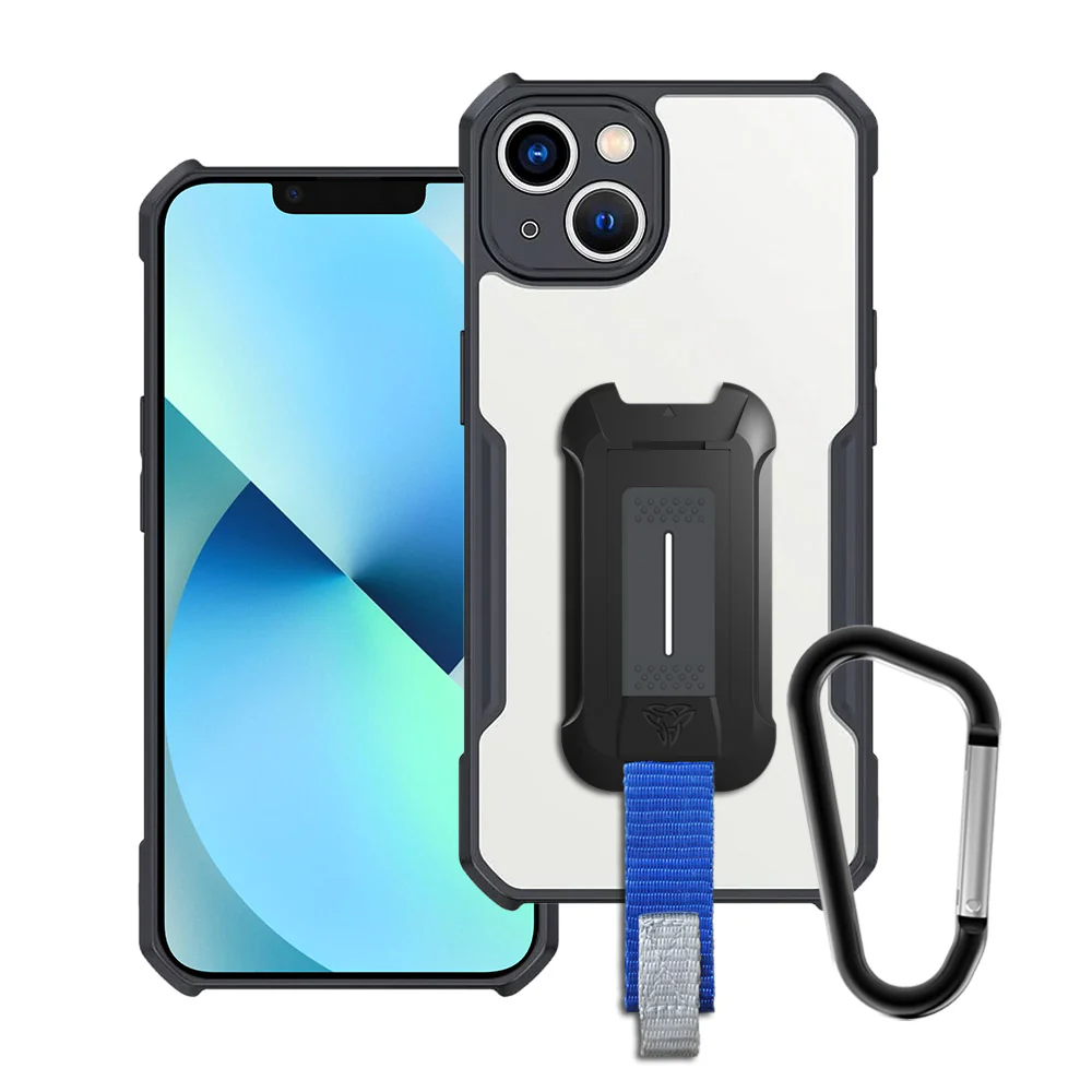 TX-IPH-13 | iPhone 13 Case | Slim Shockproof Case w/ KEY Mount & Carabiner