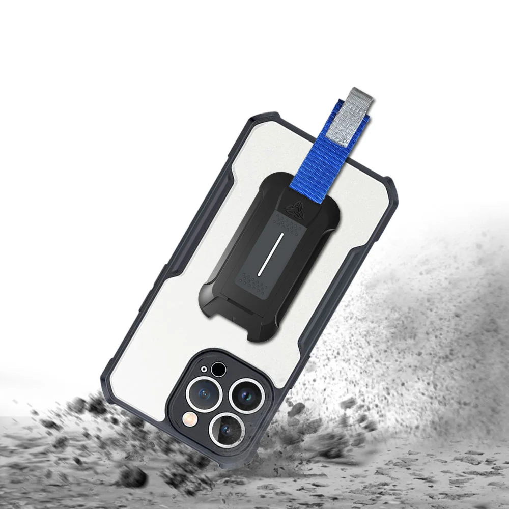 TX-IPH-13PMX | iPhone 13 Pro Max Case | Slim Shockproof Case w/ KEY Mount & Carabiner - Image 2