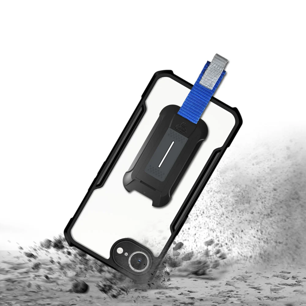 TX-IPH-16E | iPhone 17e / 16e Case | Slim Shockproof Case w/ KEY Mount & Carabiner - Image 9