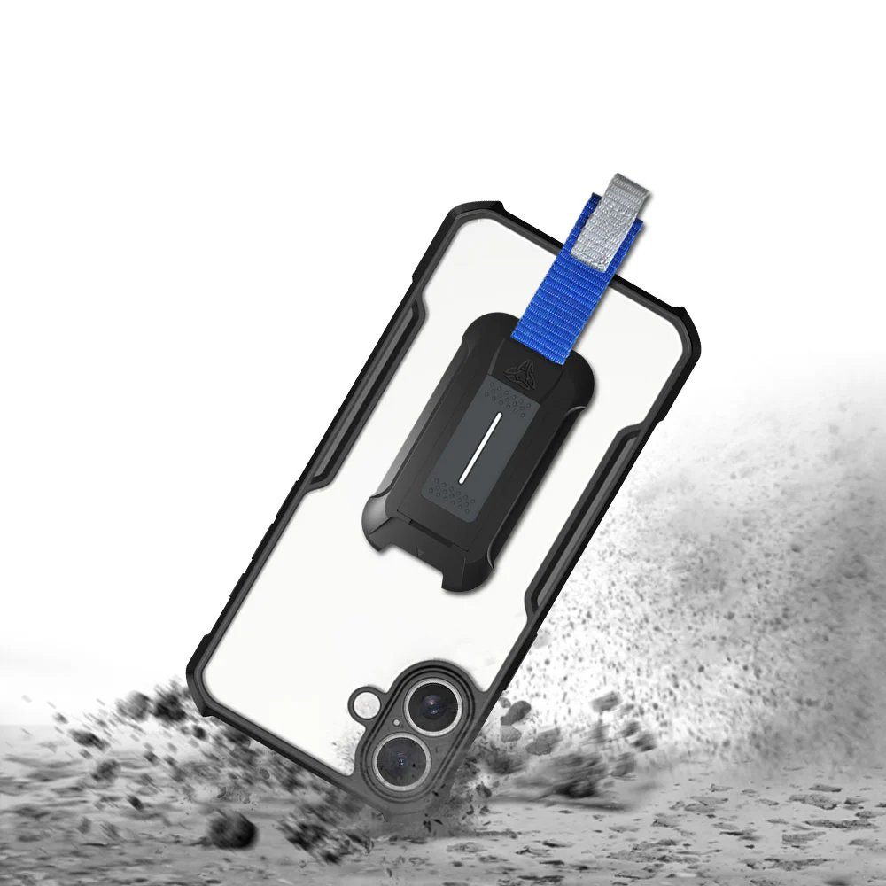 TX-IPH-16PL | iPhone 16 Plus Case | Slim Shockproof Case w/ KEY Mount & Carabiner - Image 8