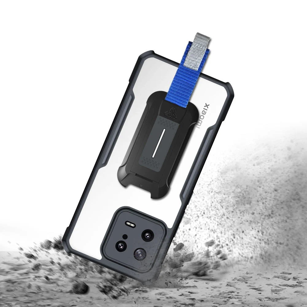 TX-Mi22-M13 | Xiaomi 13 Case | Slim Shockproof Case w/ KEY Mount & Carabiner - Image 2