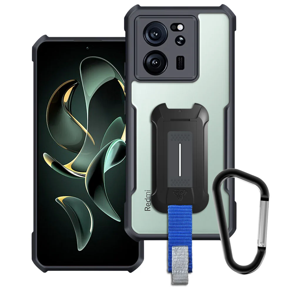 TX-Mi23-K60U | Xiaomi Redmi K60 Ultra Case | Slim Shockproof Case w/ KEY Mount & Carabiner