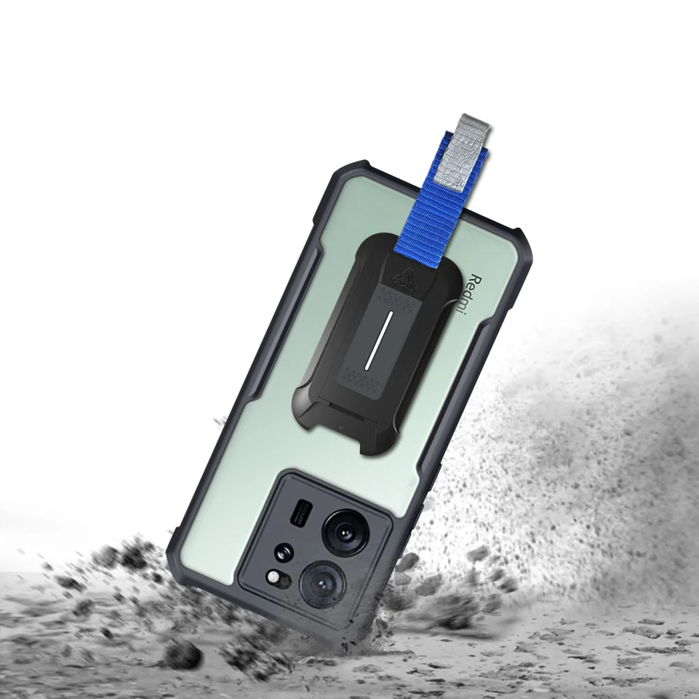 TX-Mi23-K60U | Xiaomi Redmi K60 Ultra Case | Slim Shockproof Case w/ KEY Mount & Carabiner - Image 2