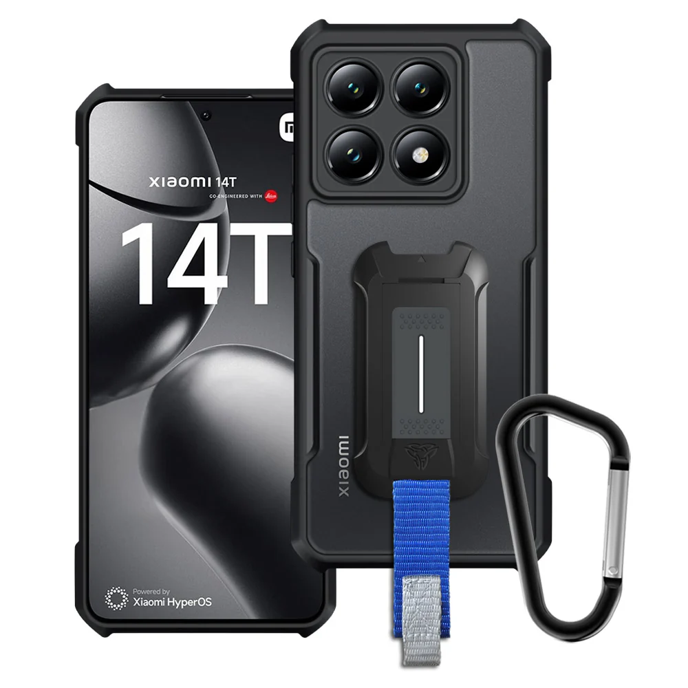 TX-Mi24-M14T | Xiaomi 14T Case | Slim Shockproof Case w/ KEY Mount & Carabiner