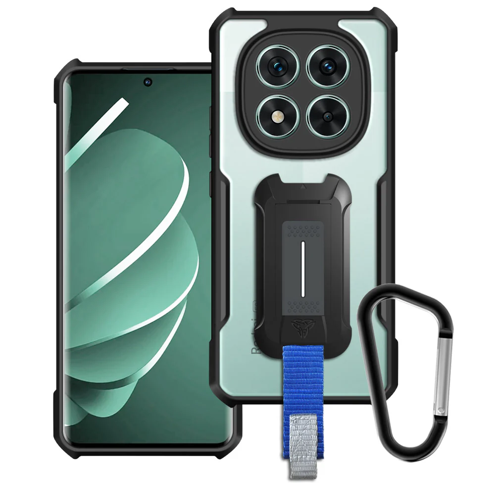 TX-Mi24-RMN14P5G |  Xiaomi Redmi Note 14 Pro 5G Case | Slim Shockproof Case w/ KEY Mount & Carabiner