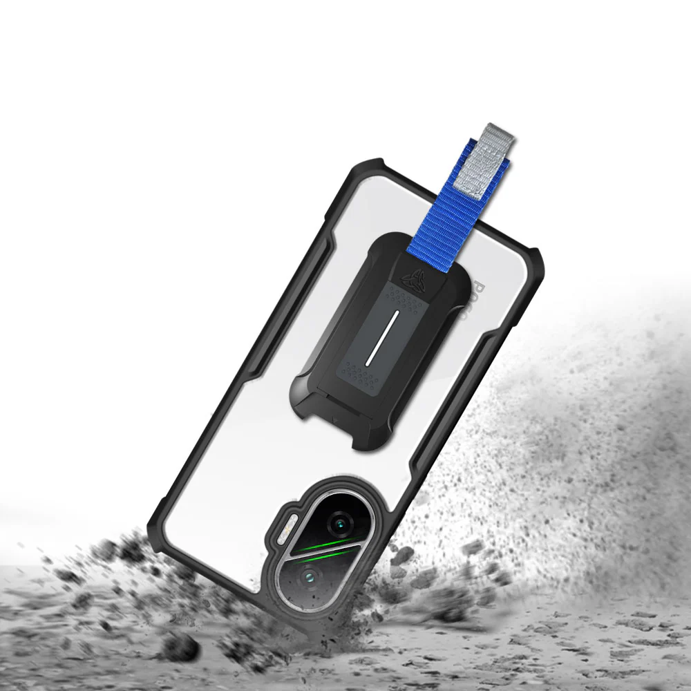 TX-Mi25-PCF7 |  Xiaomi Poco F7 Case | Slim Shockproof Case w/ KEY Mount & Carabiner - Image 8