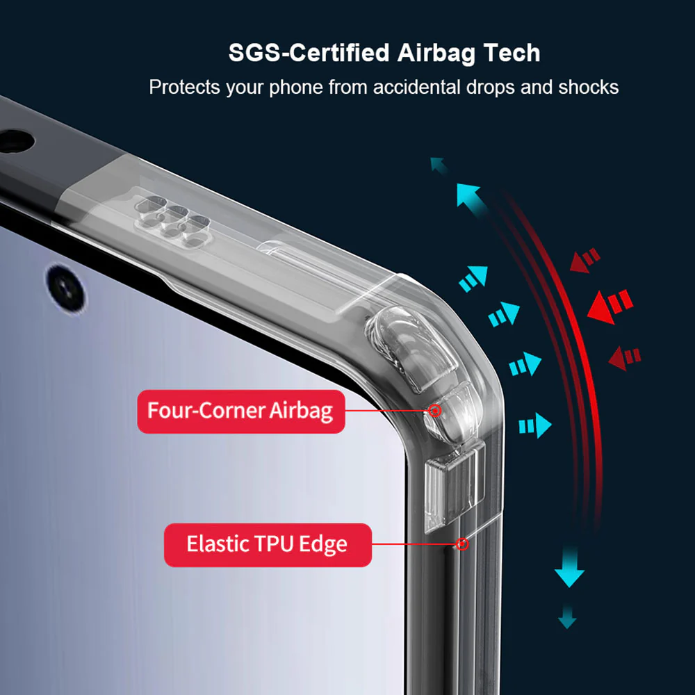 TX-Mi25-RMN155G |  Xiaomi Redmi Note 15 5G Case | Slim Shockproof Case w/ KEY Mount & Carabiner - Image 7
