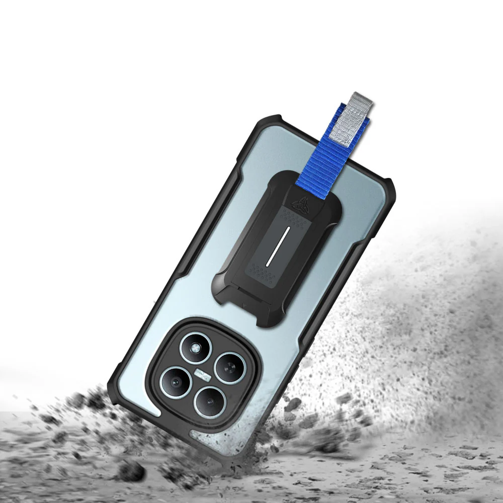 TX-Mi25-RMN155G |  Xiaomi Redmi Note 15 5G Case | Slim Shockproof Case w/ KEY Mount & Carabiner - Image 8
