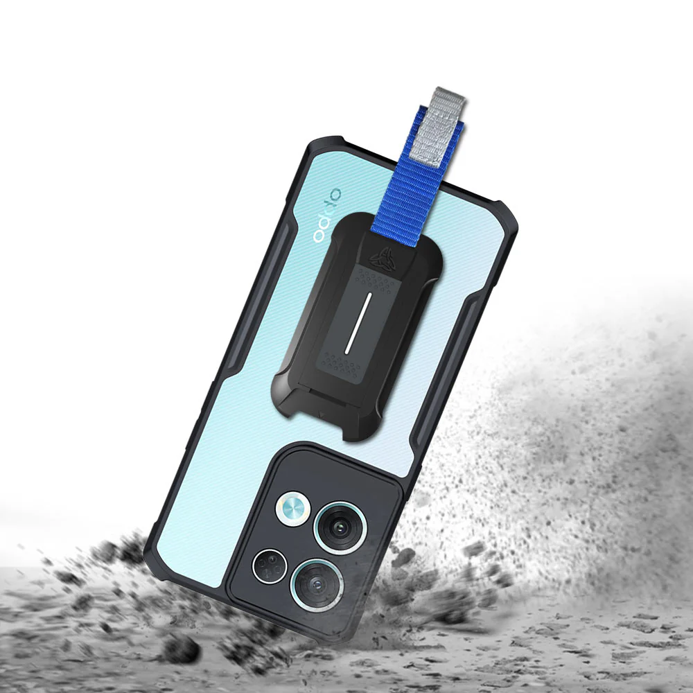 TX-OP22-RN8P |  OPPO Reno8 Pro Case | Slim Shockproof Case w/ KEY Mount & Carabiner - Image 2