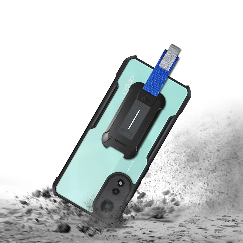 TX-OP23-A784G |  OPPO A78 4G Case | Slim Shockproof Case w/ KEY Mount & Carabiner - Image 7