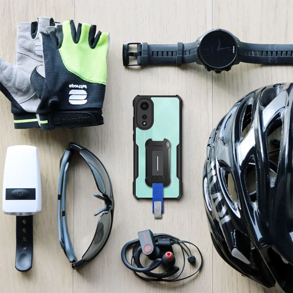 TX-OP23-A784G |  OPPO A78 4G Case | Slim Shockproof Case w/ KEY Mount & Carabiner - Image 9