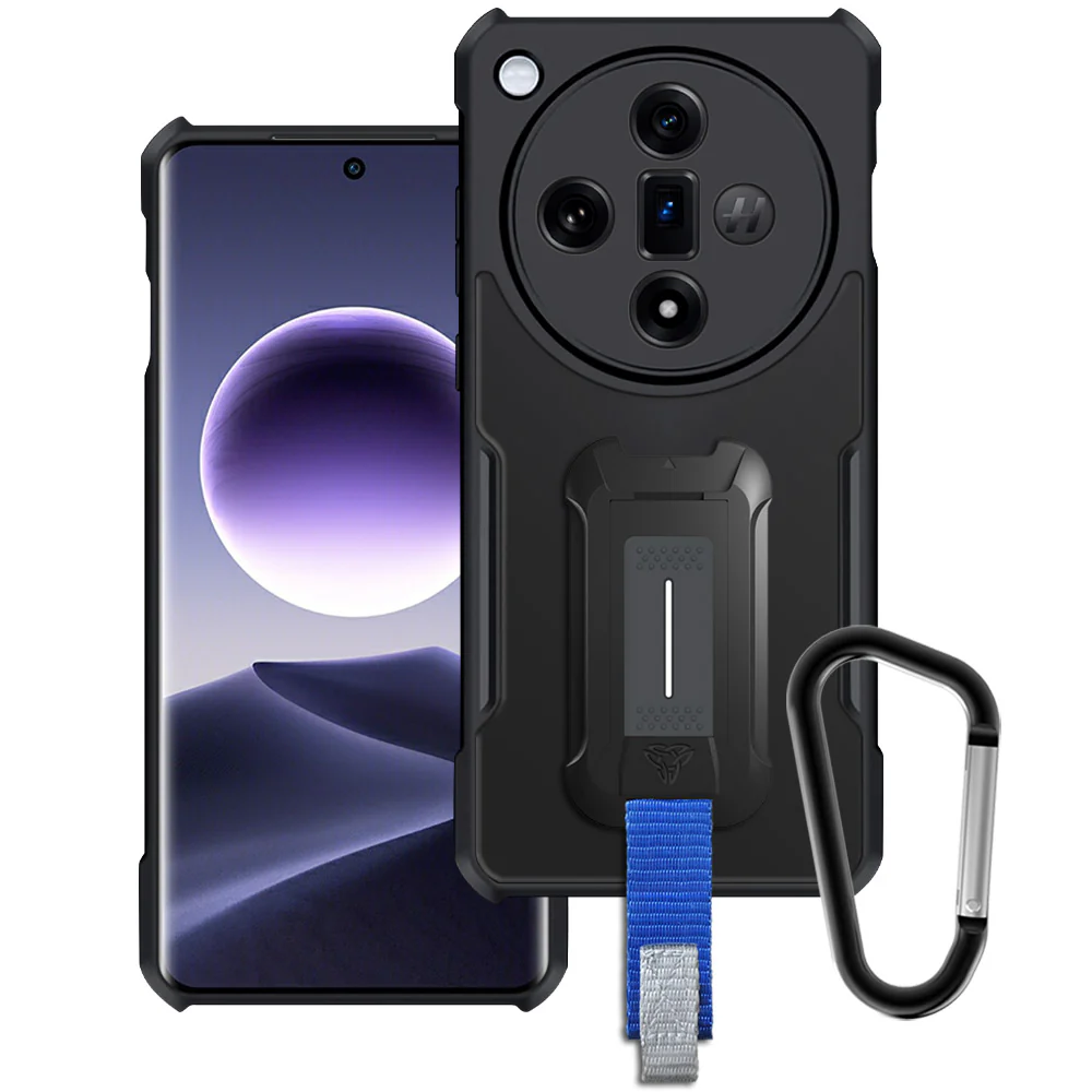TX-OP24-FX7 |  OPPO Find X7 Case | Slim Shockproof Case w/ KEY Mount & Carabiner