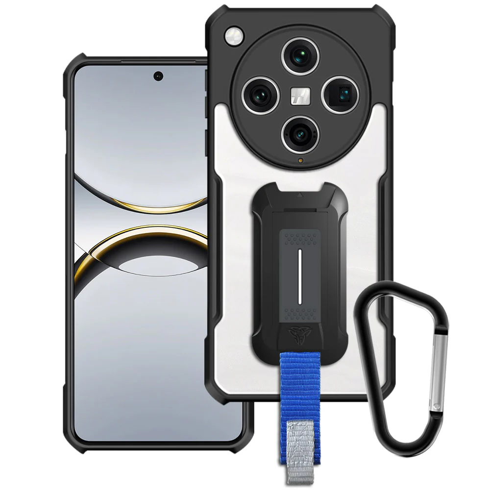 TX-OP24-FX8PRO |  OPPO Find X8 Pro Case | Slim Shockproof Case w/ KEY Mount & Carabiner